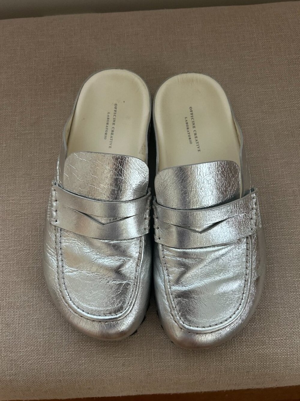 Officine Creative mules Silver